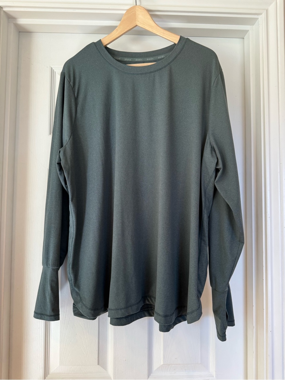 NWOT RBX Women's Long-Sleeve Crew Tee — Dark Green